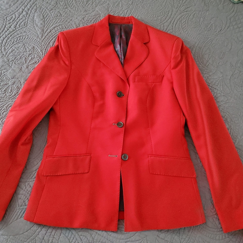 Ladies 2 piece Skirt Suit 100% tropical wool